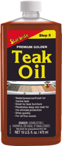 Star Brite Premium Golden Teak Oil 1 Quart.