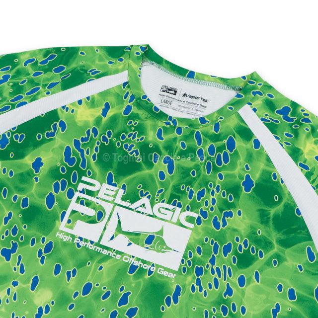 Pelagic Vaportek Long Sleeve Shirt - Dorado Green 3X-Large XXX-Large