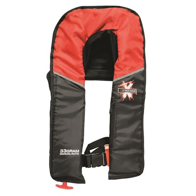 MarPac Xtreme 33-Gram Automatic Inflatable Red / Black Life Vest.