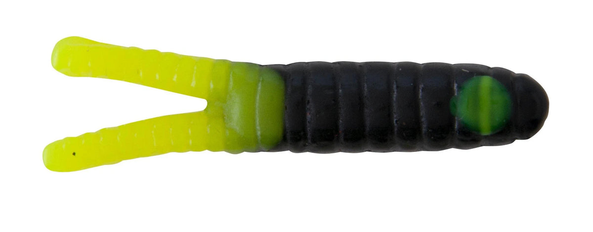 Johnson 1/8oz Beetle Spin 1 rigged w/ 2 spare bodies - Black Chartreuse