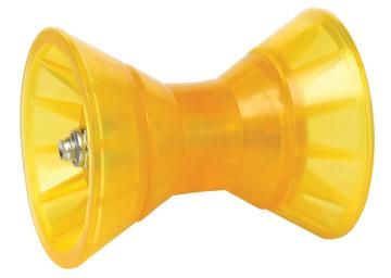 WaterLand 4" Inch Poly Vinyl, Non-Marring Boat Trailer Bow Roller Assembly.