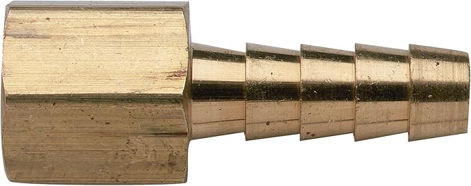 Moeller Brass Fuel Line Hose Barb (Female 1/4" NPT x 5/16")