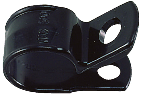 PERKO 1/4" Plastic Cable Strap 10-Pack - Black.