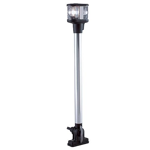 PERKO 12 Volt Combination 14" Inch Vertical Masthead All-Round Light - Fold Down.
