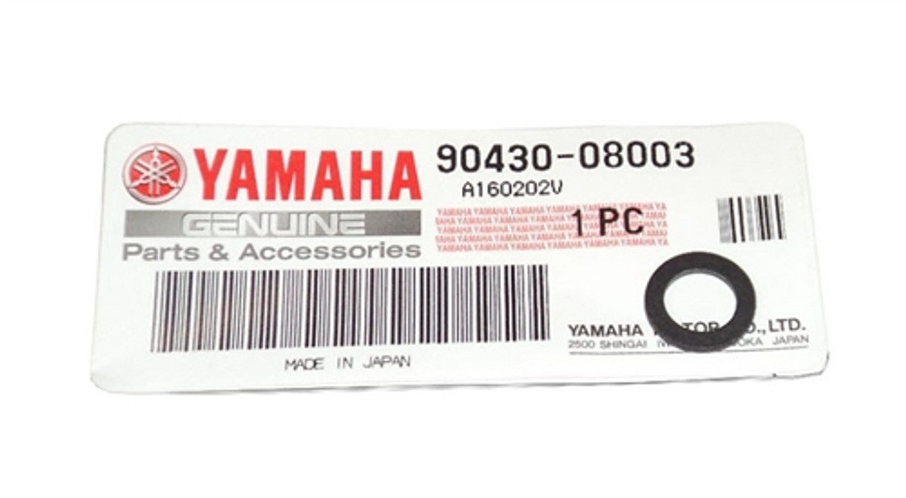 Yamaha New OEM Drain Plug Gasket, 90430-08003-00 Lower Unit