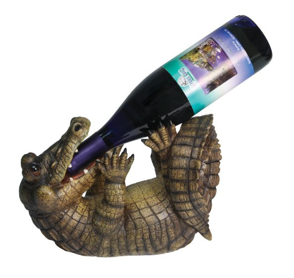 Rivers Edge Alligator Wine Holder.