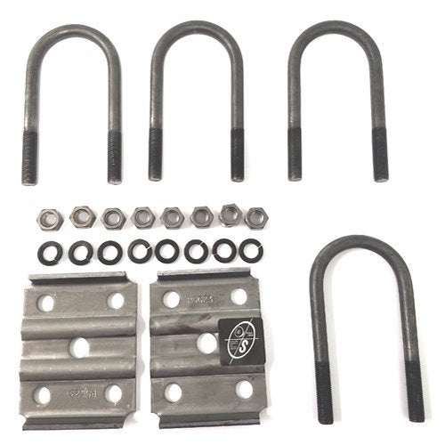 WaterLand Boat Trailer 2-3/8" Round Axle Kit - Galvanized. (527-9021)