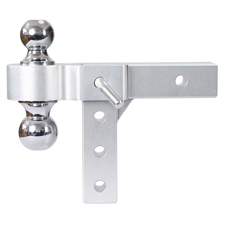 Tuppen's - MASTER HAULER 2-Ball Drop Adjustable Aluminum Hitch, 6 in. Drop / 6 in. Rise.