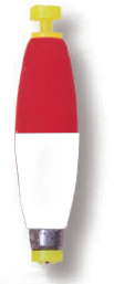 Billy Boy B4BW-50RW Weighted Cigar Foam Float Snap-On 3" Red/White