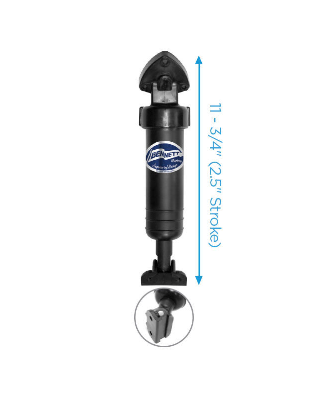 Bennett A1200SRC Short Hydraulic M80/M120 Actuator (w/ Rivet Clearance)
