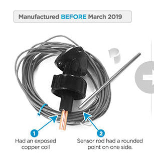 Bennett Trim Tabs CC3003P - Actuator Upper Hinge for Port Side with 30' Red Wire