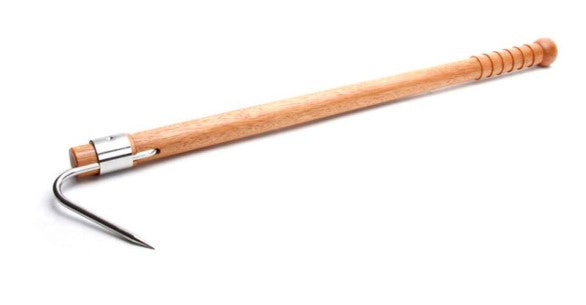 Danielson 2' Wood Gaff with Stainless Steel Hook - Commercial.