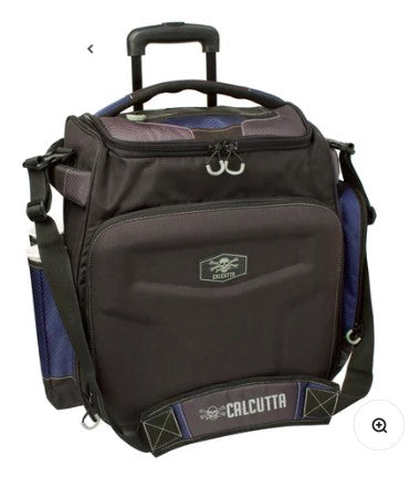 Calcutta CSRTB37 Explorer Rolling Tackle Bag w/ 5-3700 Trays + Rod Holders