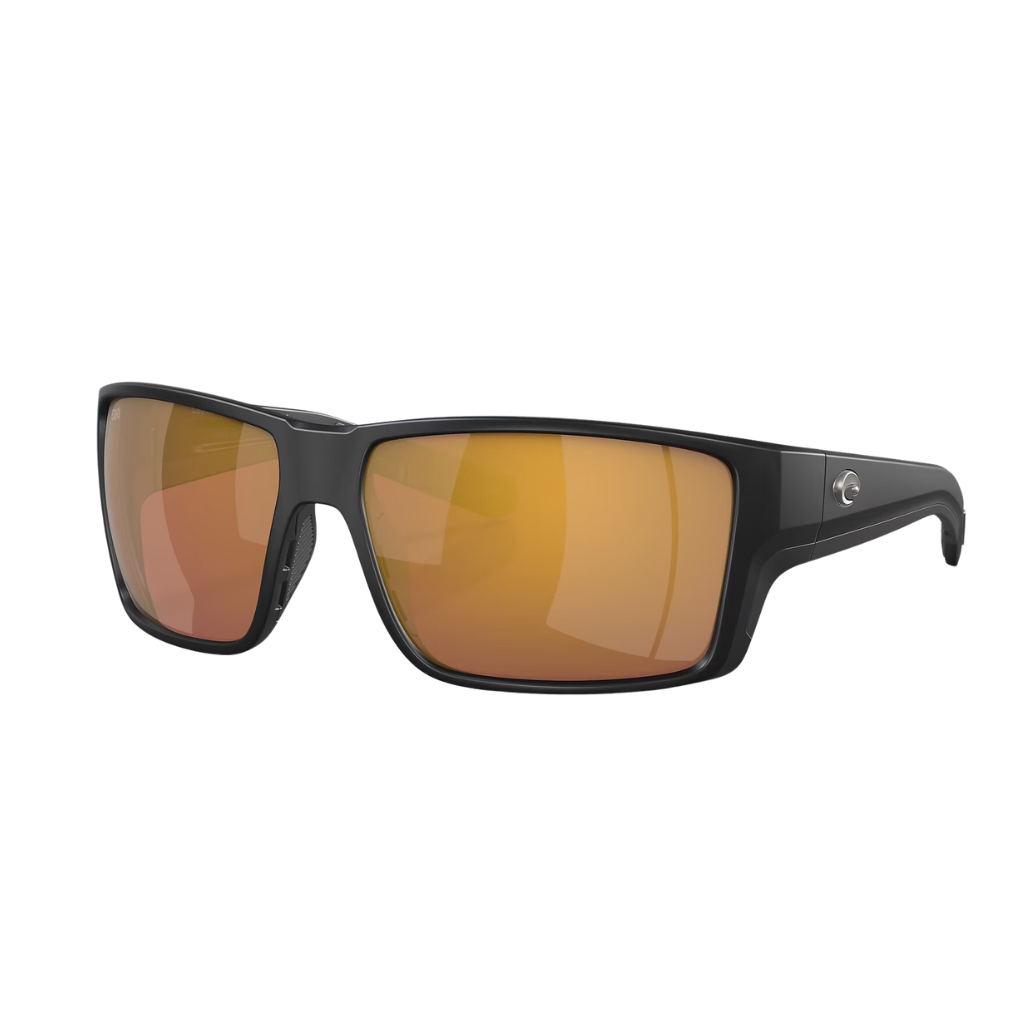 Costa Del Mar Reefton Pro Sunglasses, Matte Black / Gold Mirror