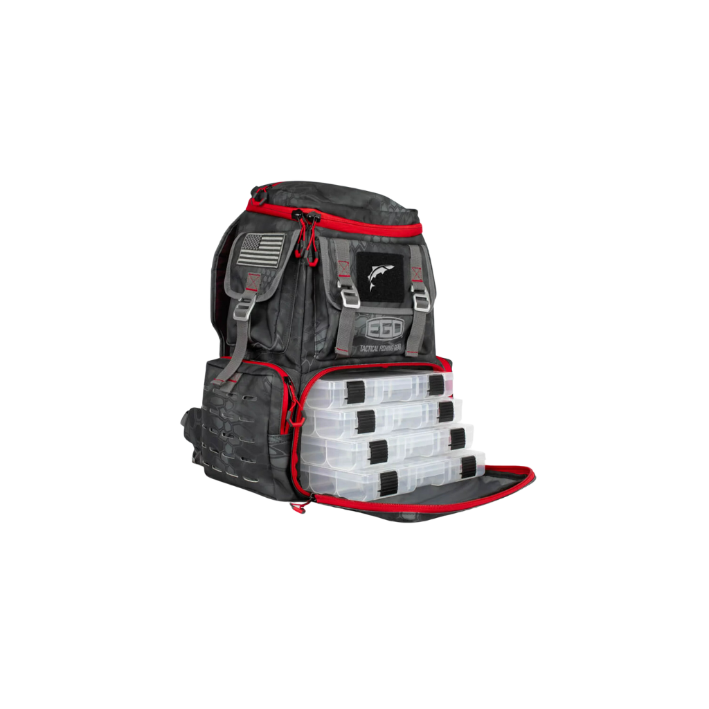 ego kryptek tackle box bag Multiple pockets EGO Tackle Box Backpack (Pontus)