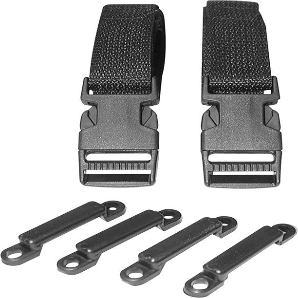 T-H Marine Fuel Container Hold-Down Kit, Black, Fuel Tanks Up to 62” in Circumference.