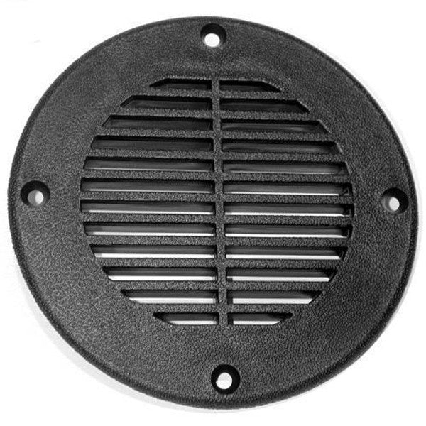 T-H Marine Floor Drain / Vent Cover - for 4" Hole - Black FD-4-DP