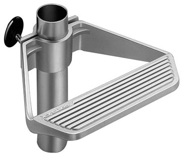 Garelick® 75004 - 2-7/8" D Aluminum Post Mount Stanchion Foot Rest 3-75004