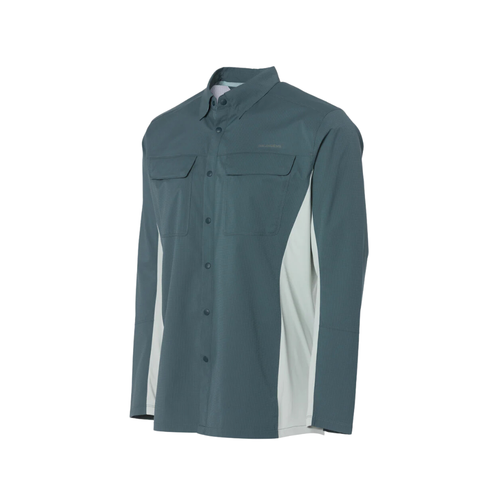 Grundens Binnacle Long Sleeve Shirt - Dark Slate