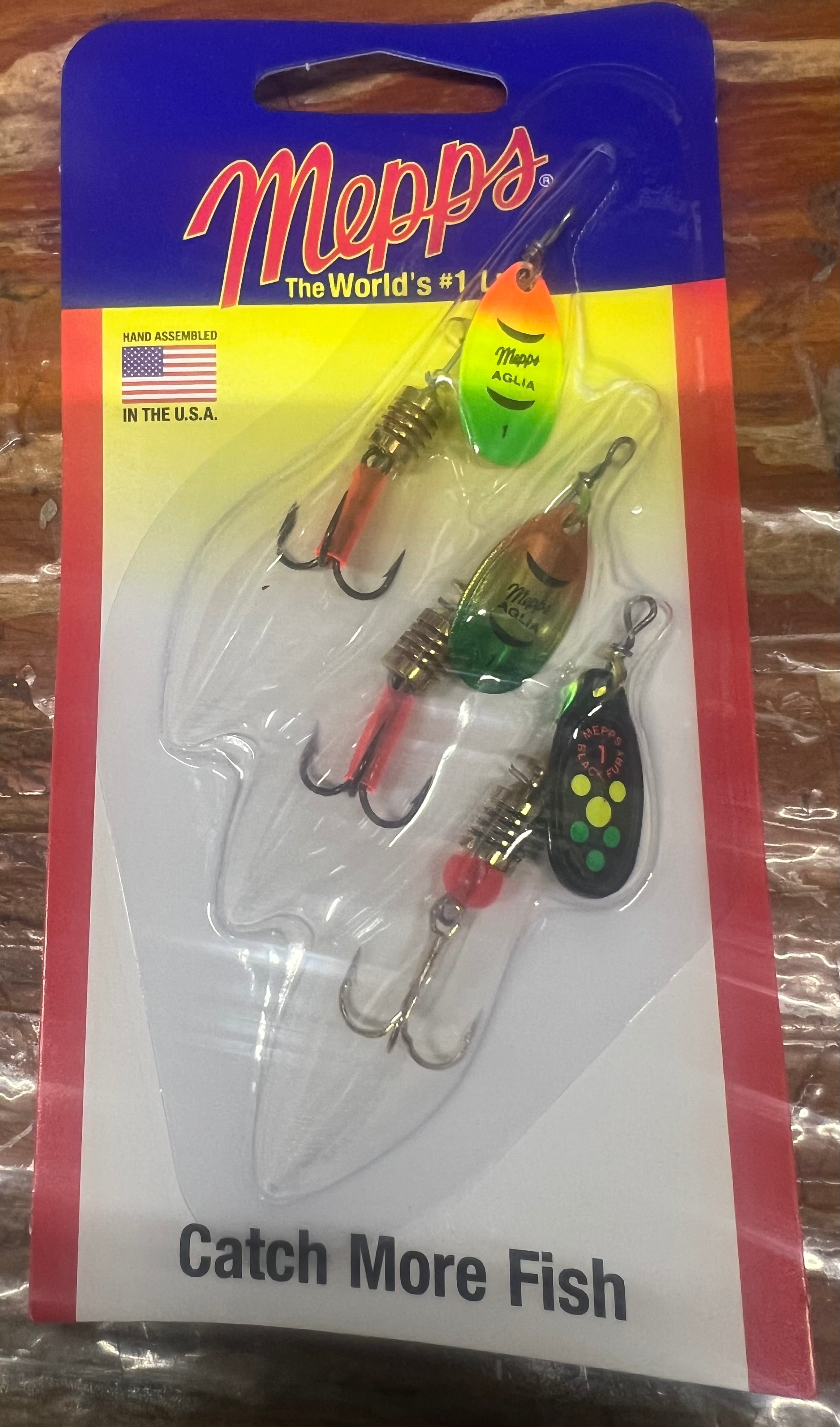 Mepps Aglia Pro Choice Spinner 3 Pack Hot Firetiger Series