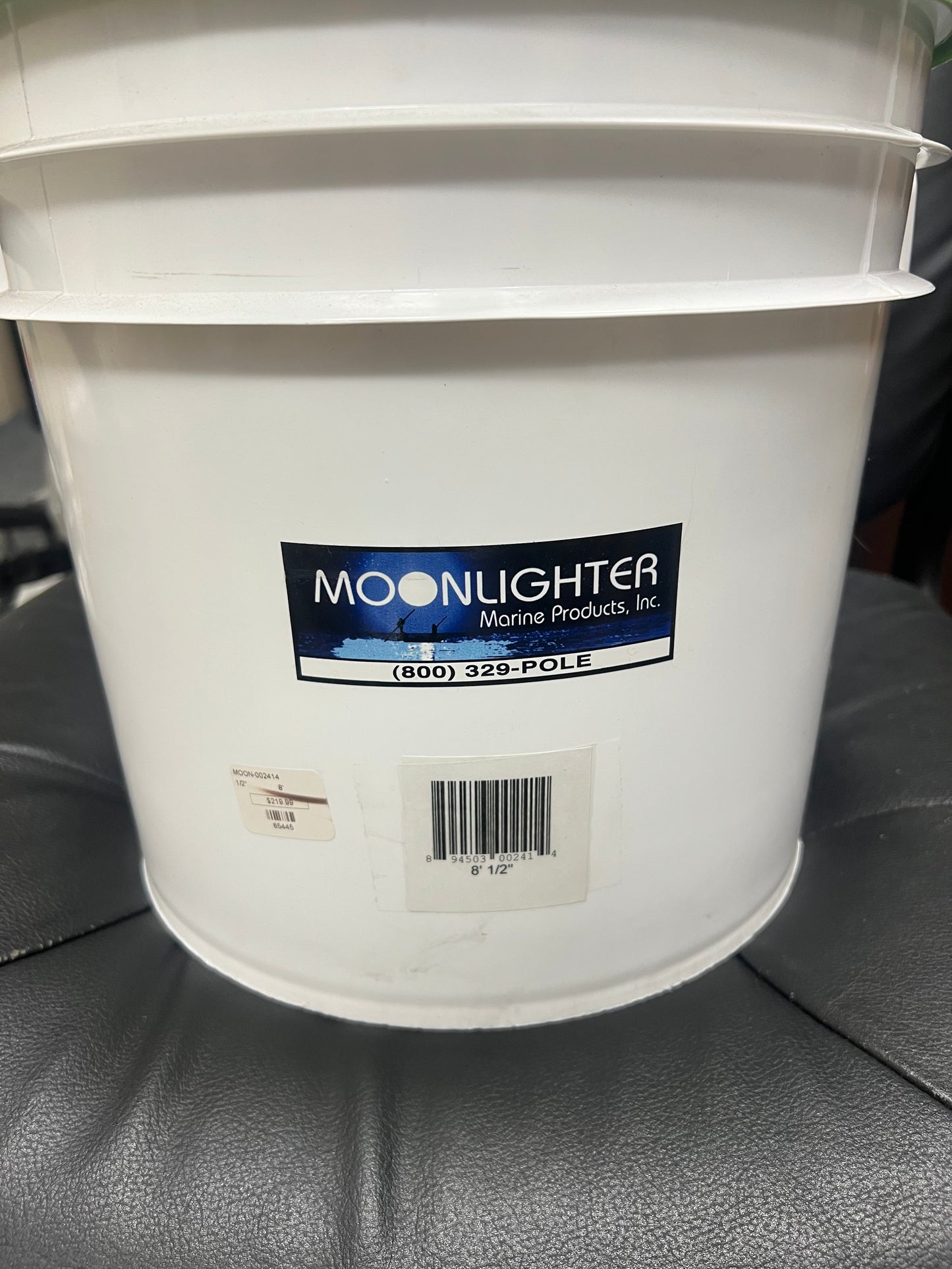 Moonlighter Cast Net 12' 1.6lb per Foot In Custom Bucket