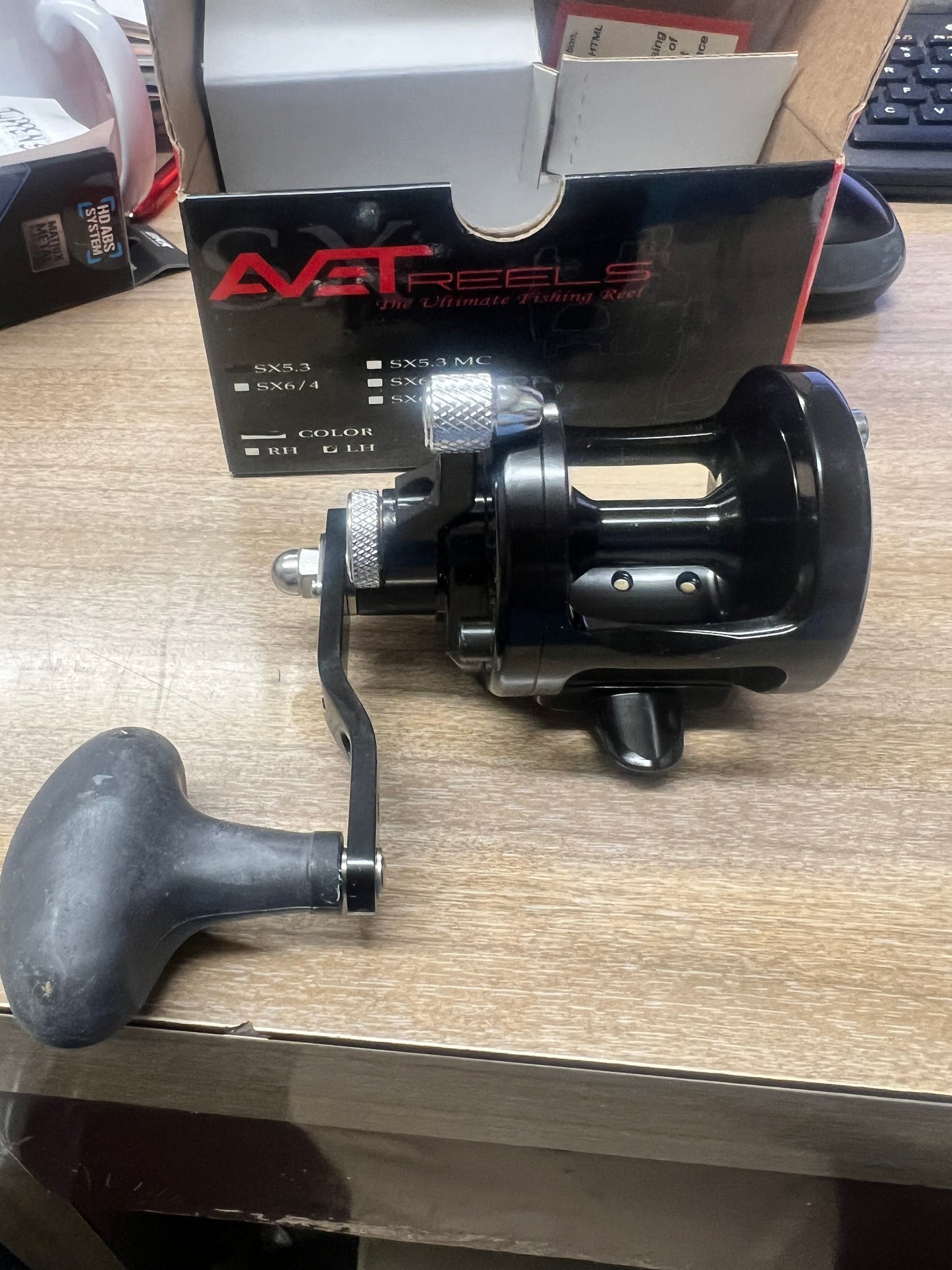 Avet Reels SX5.3 LH Black Lefty Left Hand