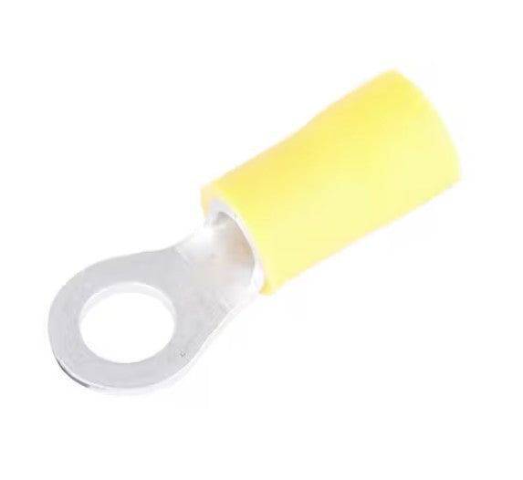 Ring Terminals 10-12 AWG YELLOW #10 Stud.