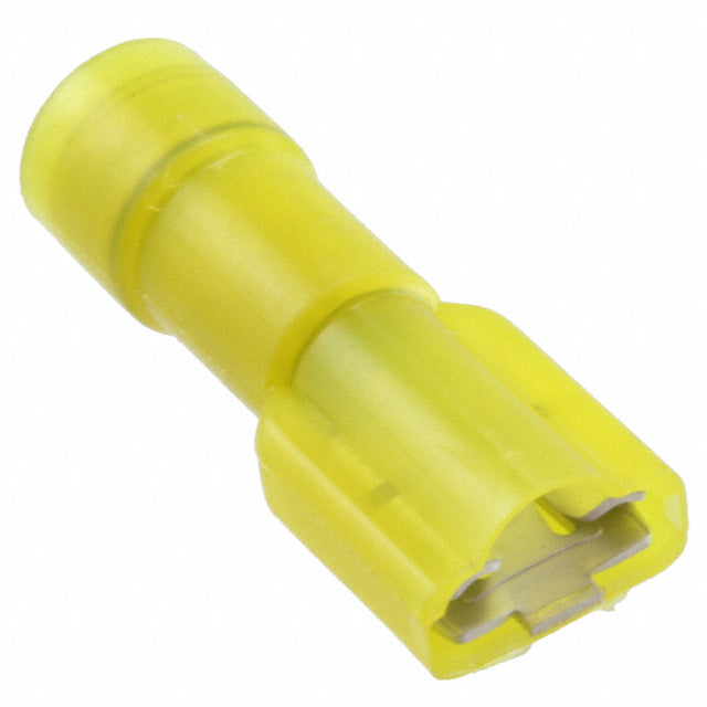Fully Insulated Quick Connect Terminals 10-12 AWG - Female (Yellow) .250F-Female: Pole/Shield.