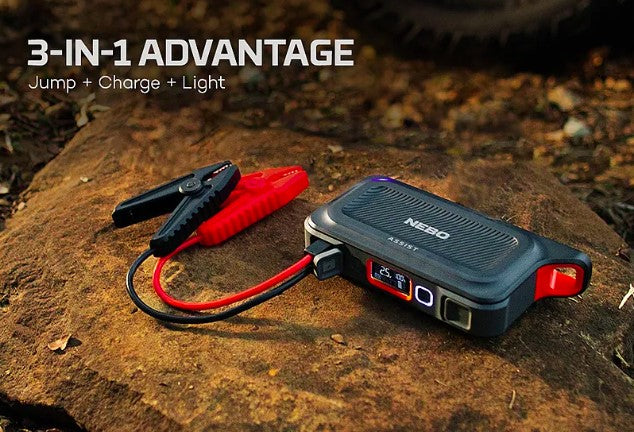 Nebo Power Jump Starter Assist 1,000 Amps / 12,000mAh.