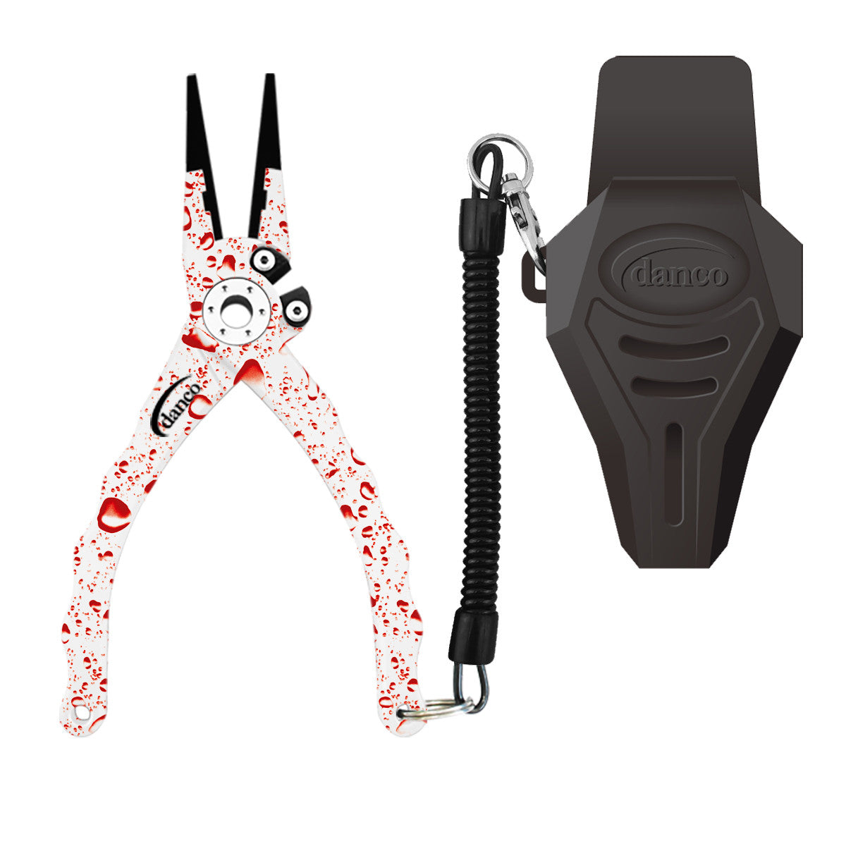 Danco Admiral, Tournament, 7.5" ALU Pliers, Red Drop