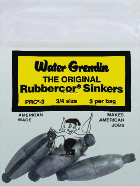 Water Gremlin Rubbercor - Sinker 3/4oz 3Pk PRC3