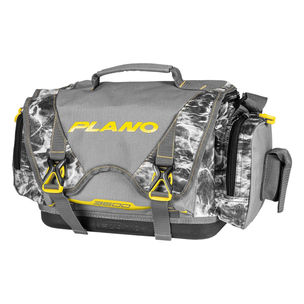 camo plano tackle bag B-Series 3600 Mossy Oak Manta Bag, Manta with Yellow Accents, Includes 4 StowAway Utility Boxes, Soft Fishing Tackle Storage for Offshore & Onshore: Buy Online at Best Price in The included 6 plastic utility boxes keep your tools Louisiana Sportsman