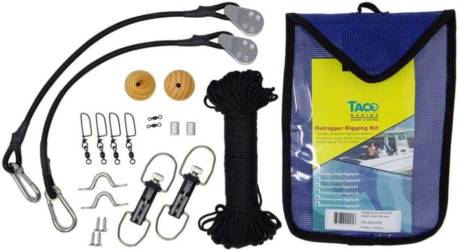TACO Outrigger Premium Single Rigging Kit - RK-0001PB For 2 Outriggers
