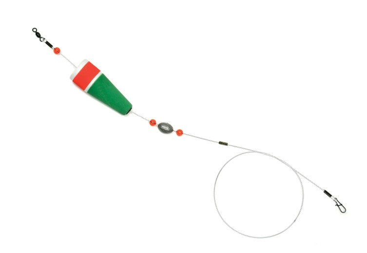 Sea Striker Popping Float 3/4 oz Rattle Rig, 5" Float, 3/4 oz 40 Lb Mono
