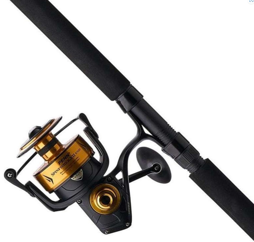 Penn SSVII8500701H Spinfisher VII 8500 7' Spinning Reel / Rod Combo 20-40lb
