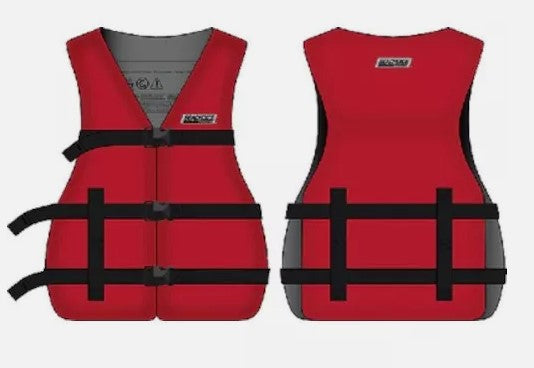 SeaChoice Youth Flotation Type III Vest - Red.