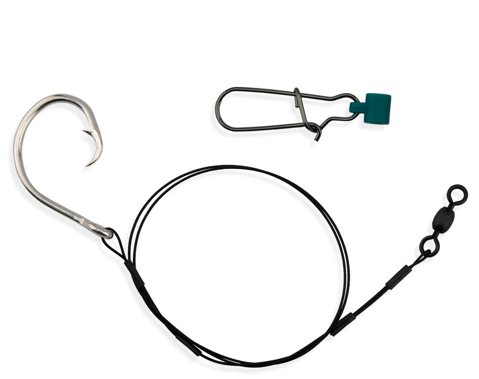 clear fishing hook Aqua Clear Shark Surf Fish Finder Rig