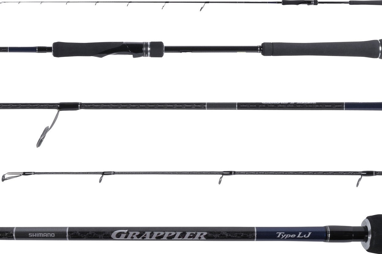 Shimano Grappler Type LJ GRPLJS63M Spinning Jigging Rod 6'3" 20lb. 40-160g.
