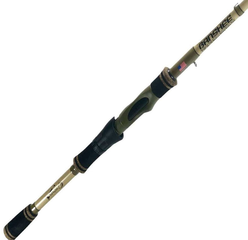 Bull Bay BBRBN12-7 7' 6-12lb. 1/4-5/8oz Banshee Spinning Rod.