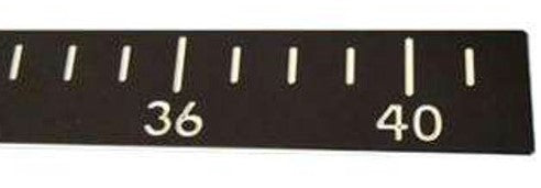 Deep Blue Starboard Fish Ruler - 42 in. - Black