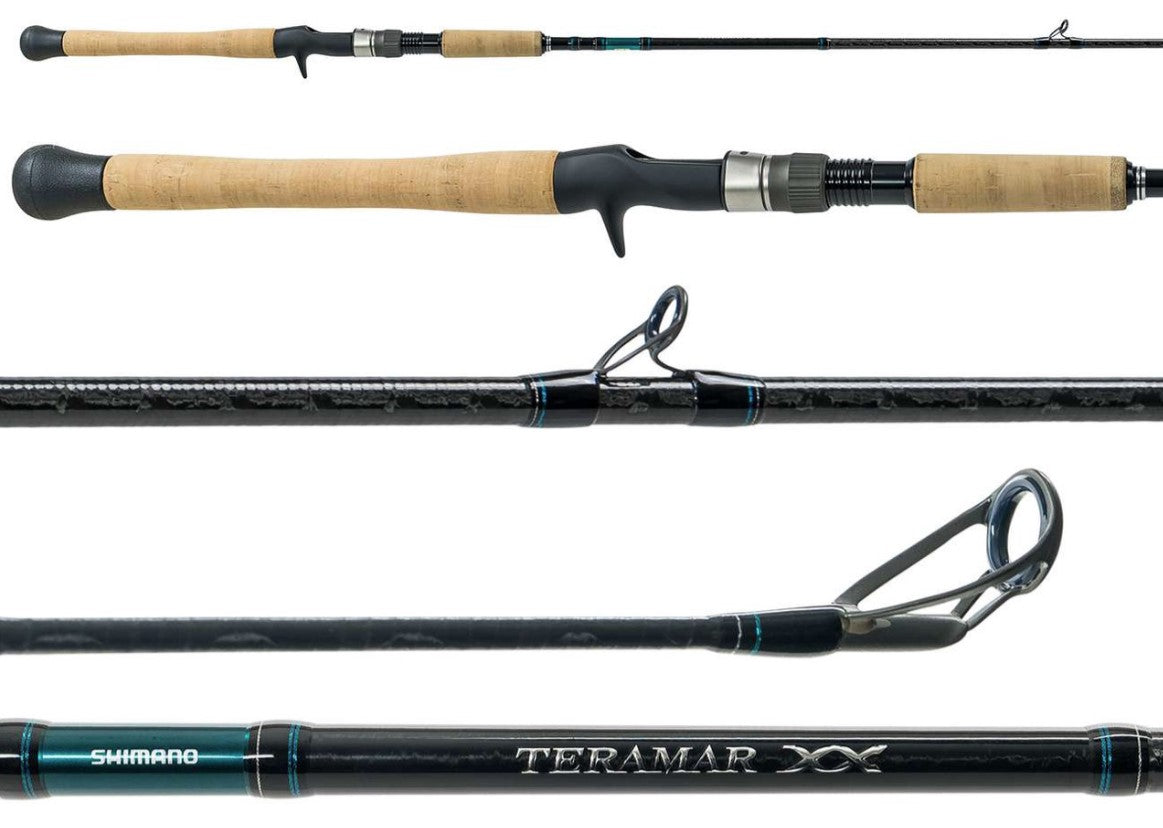 Shimano TXEC76H 7' 6" Teramar XX Southeast Casting Rod 20-50lb. 1/2-2 Ounce.