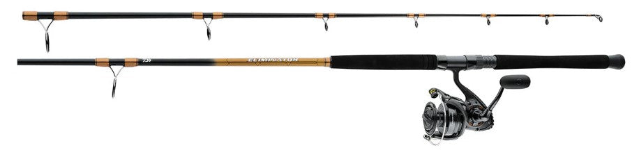 Daiwa 7' Eliminator 5000 Spinning ELTR50G701H Reel Rod Combo 20-65lb.