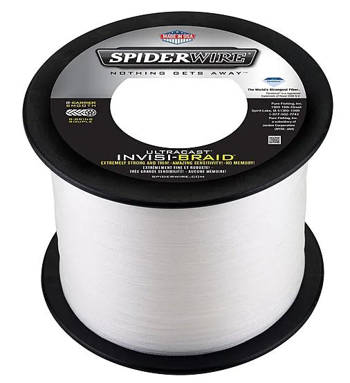 SpiderWire 100lb Ultracast Braid Fishing Invisi-Braid Light translucent
