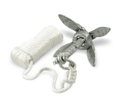 Shoreline Marine Propel Paddle Gear 1.5Lb Grappling Anchor kayak Kit w/ Line