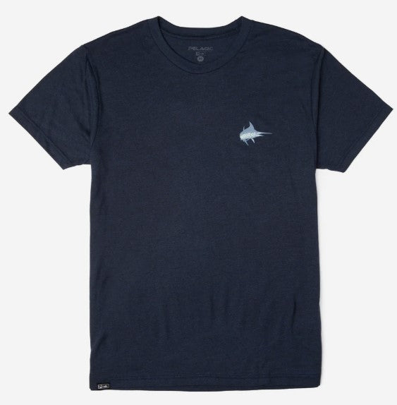 Pelagic Men's Premium Marlin Triblend Turner Navy