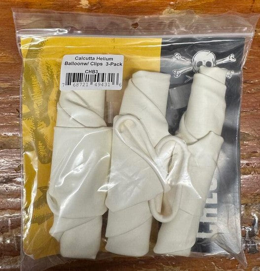 Calcutta Helium Balloon 3-Pack With Clips