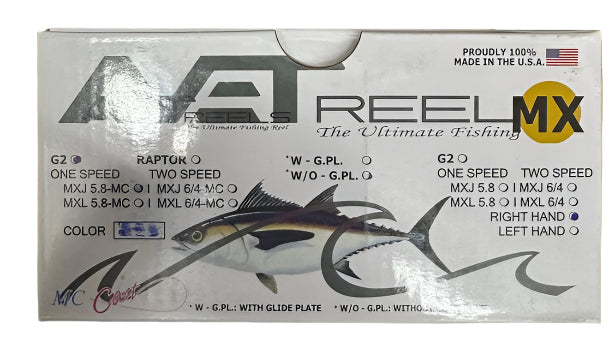 Avet Reel MXJ5.8 MC G2 Without Glide Plate Conventional Reel Blue