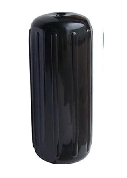 Seachoice 79161 Center Hole Ribbed Fender, Black, 10" x 25"