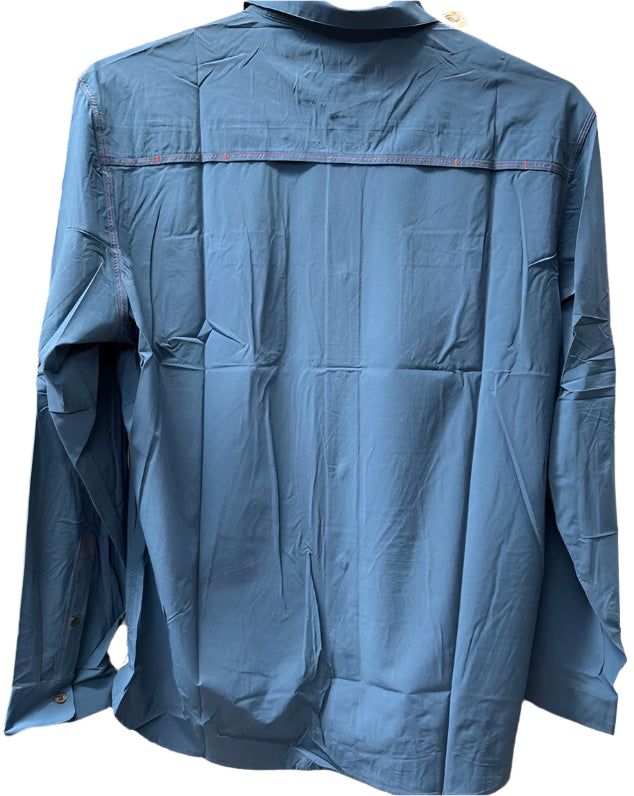 Fish Water Clothing Shirts Copahee Long Sleeve Legion Blue