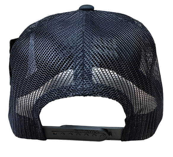 Gulf Of America Hat Adjustable Snapback Black Mesh